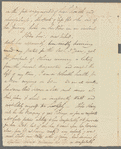 W. Blenkinsopp to Miss Porter, autograph letter signed