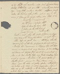W. Blenkinsopp to Miss Porter, autograph letter signed