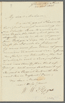 Sir William Weller Pepys to Jane Porter, autograph letter signed