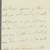 Fanny Richardson to Jane Porter, autograph letter signed