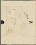 W. Blenkinsopp to Jane Porter, autograph letter signed