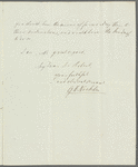 Georg Heinrich Noehden to Robert Ker Porter, autograph letter signed