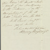 Unidentified sender to Miss Porter, autograph letter signed