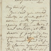 Jane Porter to John Taylor, autograph letter signed