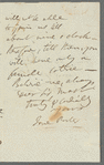 Jane Porter to John Taylor, autograph letter signed