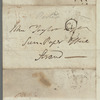 Jane Porter to John Taylor, autograph letter signed