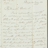 Charles Bagot to Robert Ker Porter, autograph letter signed