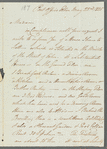 John Masters to Jane Porter, autograph letter signed