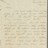 Samuel Carter Hall to Jane Porter, autograph letter signed