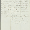 Charles Bagot to Robert Ker Porter, autograph letter signed