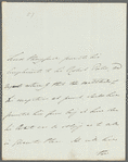 Percy Smythe, Lord Strangford to Robert Ker Porter, autograph letter third person