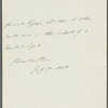 Percy Smythe, Lord Strangford to Robert Ker Porter, autograph letter third person