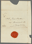 Thomas Joseph Pettigrew to Jane Porter, autograph letter signed