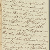 Caroline Vernon to Jane Porter, autograph letter signed