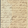 Caroline Vernon to Jane Porter, autograph letter signed