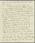 Lady Charlotte Bury to Jane Porter, autograph letter signed