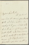 Fanny Richardson to Jane Porter, autograph letter signed