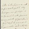 Fanny Richardson to Jane Porter, autograph letter signed