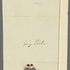Fanny Richardson to Jane Porter, autograph letter signed