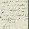 George Villiers to Jane Porter, autograph letter signed