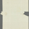 George Villiers to Jane Porter, autograph letter signed