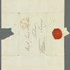 George Villiers to Jane Porter, autograph letter signed