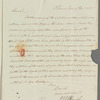 C. M. Hawke to Dixon Denham, letter signed