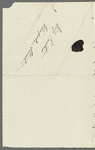 Fanny Richardson to Jane Porter, autograph letter signed
