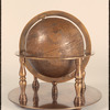 Full view of globe with stand in color