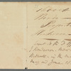 James Henderson to Robert Ker Porter, auotgraph letter signed