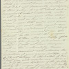 Martin Archer Shee to Miss Porter, autograph letter signed