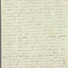 Martin Archer Shee to Miss Porter, autograph letter signed