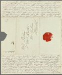Martin Archer Shee to Miss Porter, autograph letter signed