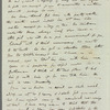 John Adamson to Jane Porter, autograph letter signed