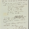 John Adamson to Jane Porter, autograph letter signed