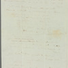 John Adamson to Jane Porter, autograph letter signed