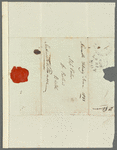 John Adamson to Jane Porter, autograph letter signed