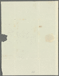 John Adamson to Jane Porter, autograph letter signed