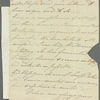 [M?] Dawson to Jane Porter, autograph letter signed