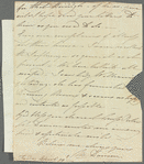[M?] Dawson to Jane Porter, autograph letter signed