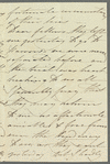 [M?] Dawson to Jane Porter, autograph letter signed