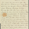 Dora Macdonald, Lady Macdonald to Jane Porter, autograph letter signed