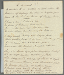 Anna Maria Porter, poem (copy), "A Lament"