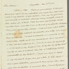 Brian Broughton to Jane Porter, autograph letter signed
