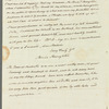 Brian Broughton to Jane Porter, autograph letter signed