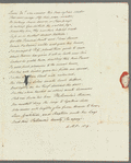 Anna Maria Porter, poem (copy), "Learn ye! Who wander this…"