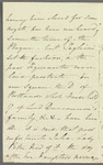 C. Louisa Marlay to Jane Porter, autograph letter signed