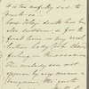C. Louisa Marlay to Jane Porter, autograph letter signed