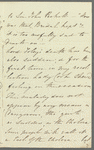 C. Louisa Marlay to Jane Porter, autograph letter signed