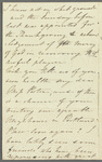C. Louisa Marlay to Jane Porter, autograph letter signed